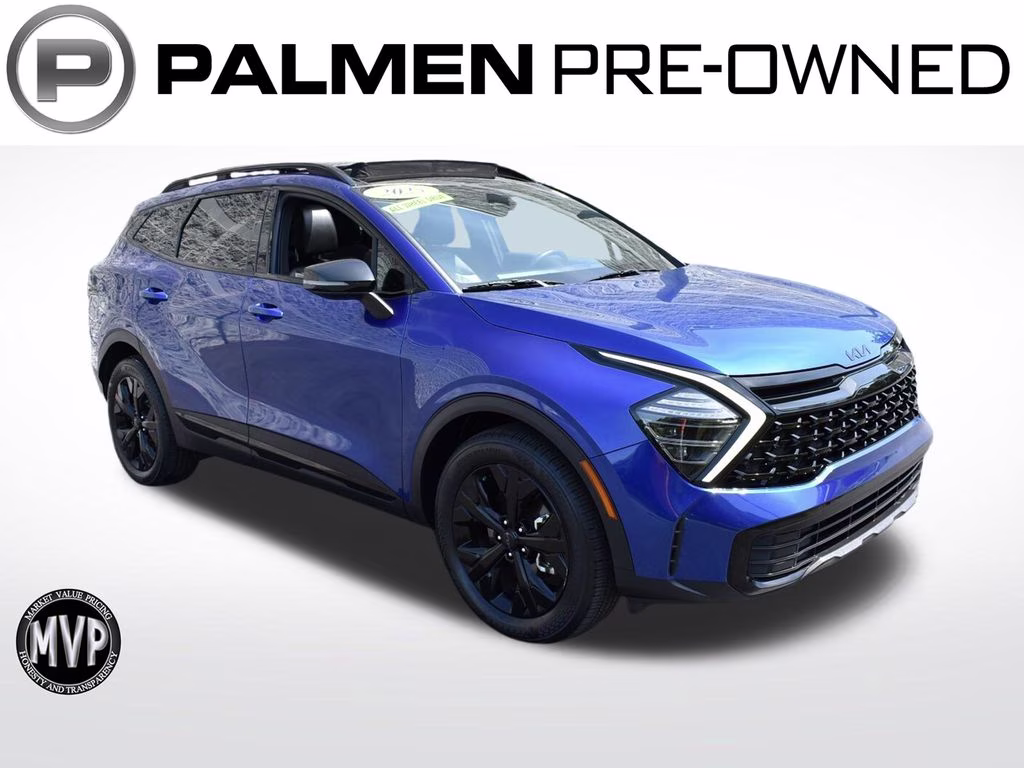 2025 Sapphire Blue Kia Sportage X-Line AWD SUV