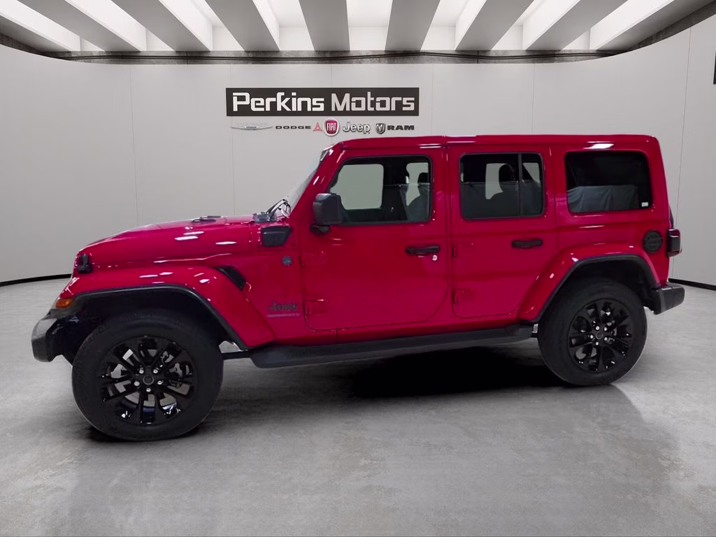 2025 Firecracker Red Clearcoat Jeep Wrangler 4xe Sahara 4X4 SUV