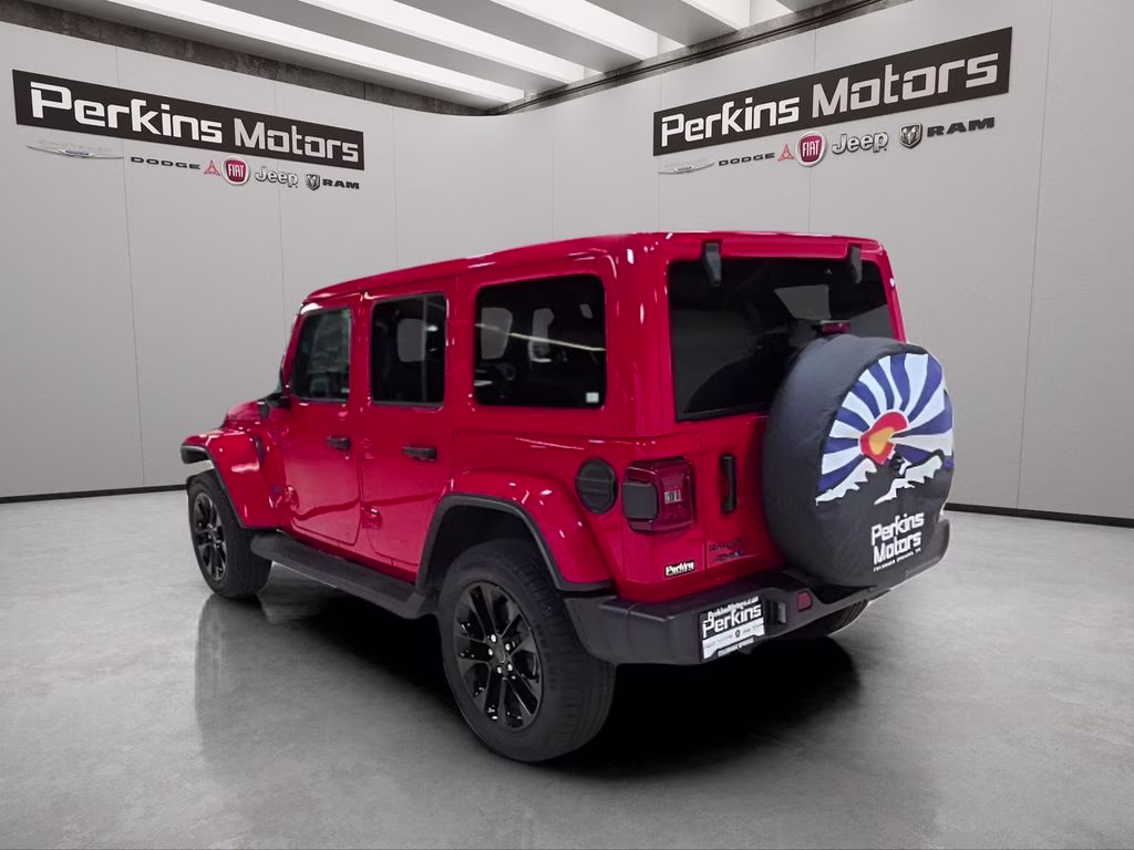2025 Firecracker Red Clearcoat Jeep Wrangler 4xe Sahara 4X4 SUV