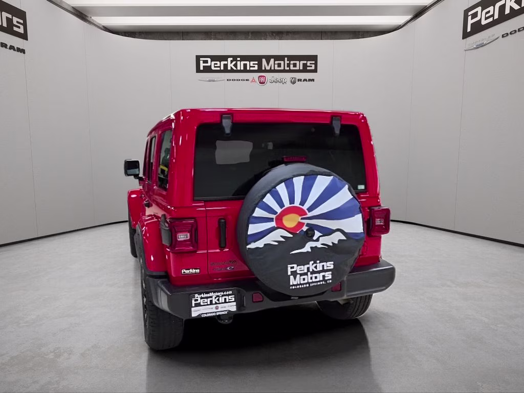 2025 Firecracker Red Clearcoat Jeep Wrangler 4xe Sahara 4X4 SUV