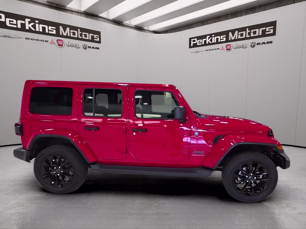 2025 Firecracker Red Clearcoat Jeep Wrangler 4xe Sahara 4X4 SUV