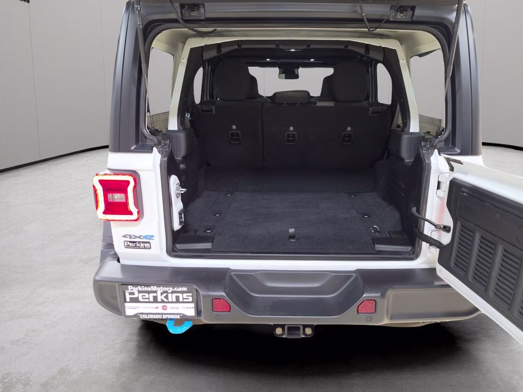 2025 Bright White Clearcoat Jeep Wrangler 4xe Rubicon 4X4 SUV