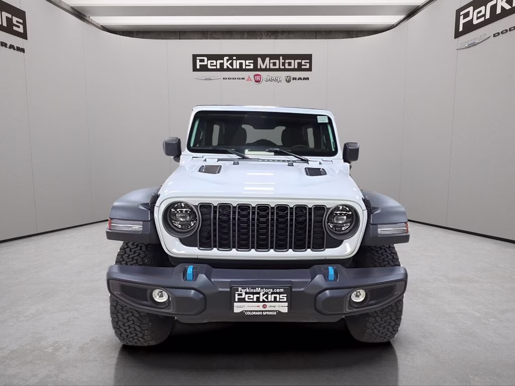 2025 Bright White Clearcoat Jeep Wrangler 4xe Rubicon 4X4 SUV