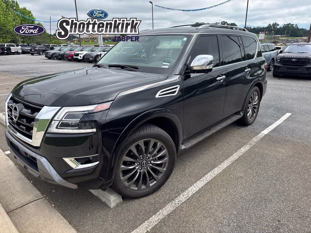 2024 Super Black Nissan Armada Platinum 4X4 SUV