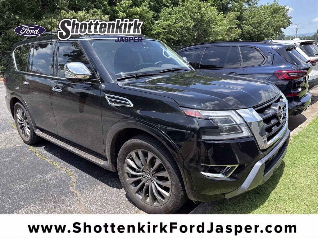 2024 Super Black Nissan Armada Platinum 4X4 SUV