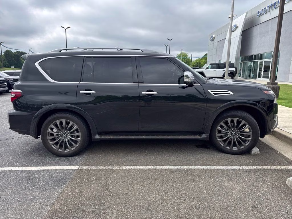 2024 Super Black Nissan Armada Platinum 4X4 SUV