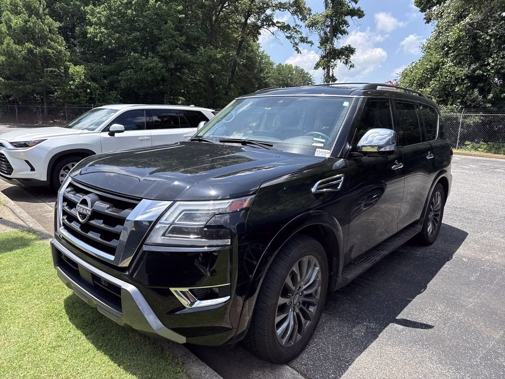 2024 Super Black Nissan Armada Platinum 4X4 SUV