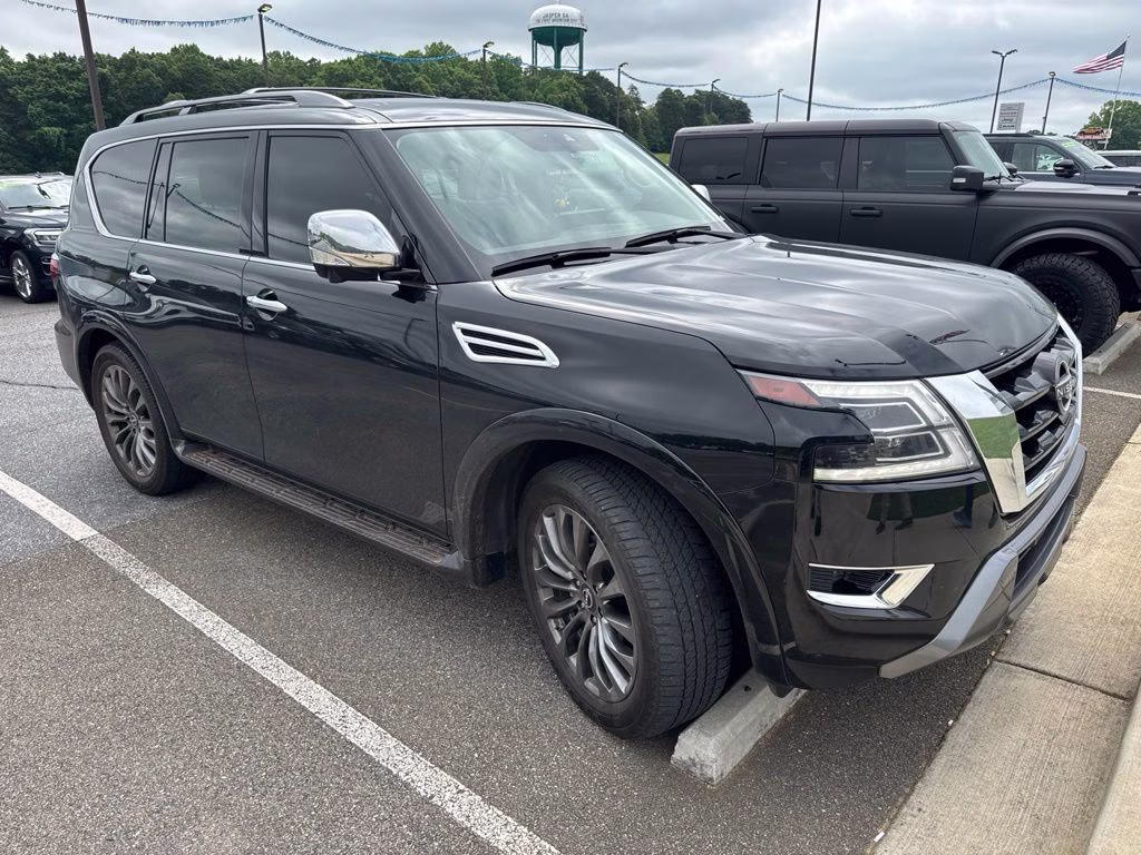2024 Super Black Nissan Armada Platinum 4X4 SUV