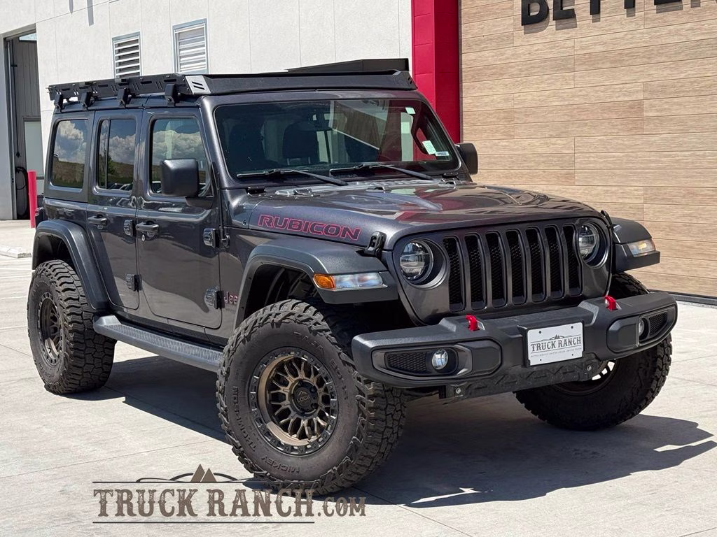 2018 Granite Crystal Metallic Clearcoat Jeep Wrangler Unlimited Rubicon 4X4 SUV