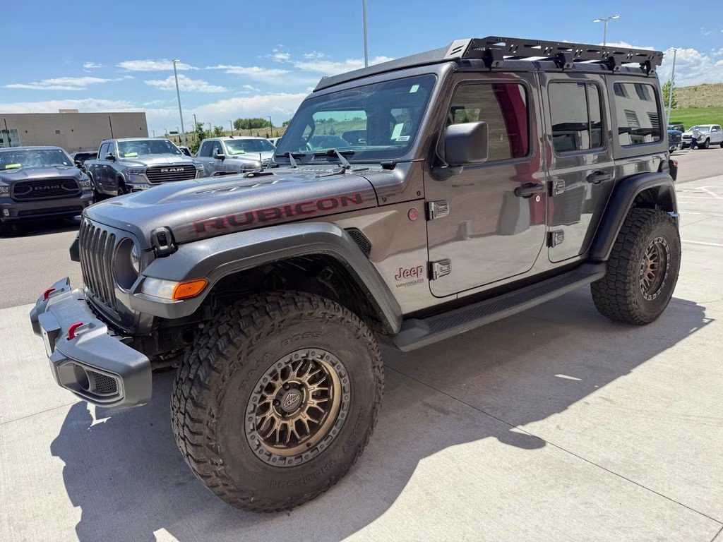 2018 Granite Crystal Metallic Clearcoat Jeep Wrangler Unlimited Rubicon 4X4 SUV