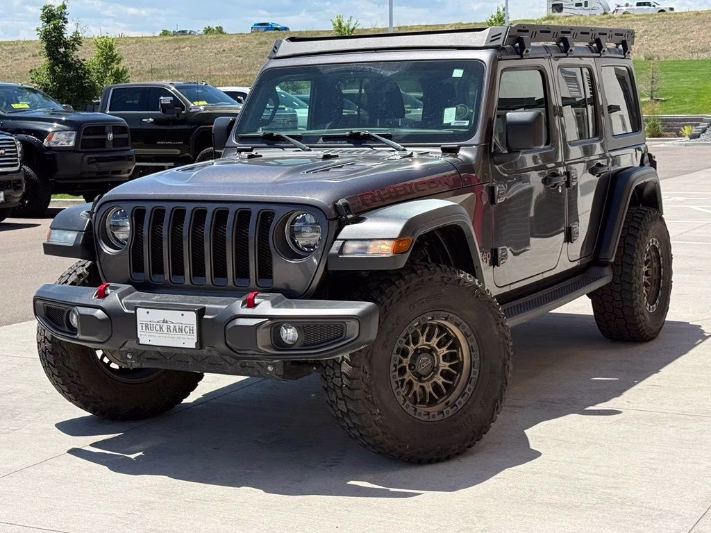 2018 Granite Crystal Metallic Clearcoat Jeep Wrangler Unlimited Rubicon 4X4 SUV