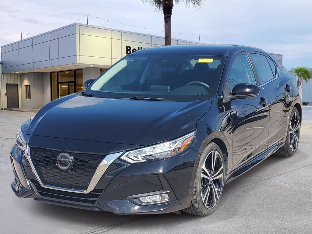 2021 Super Black Nissan Sentra SR FWD Sedan