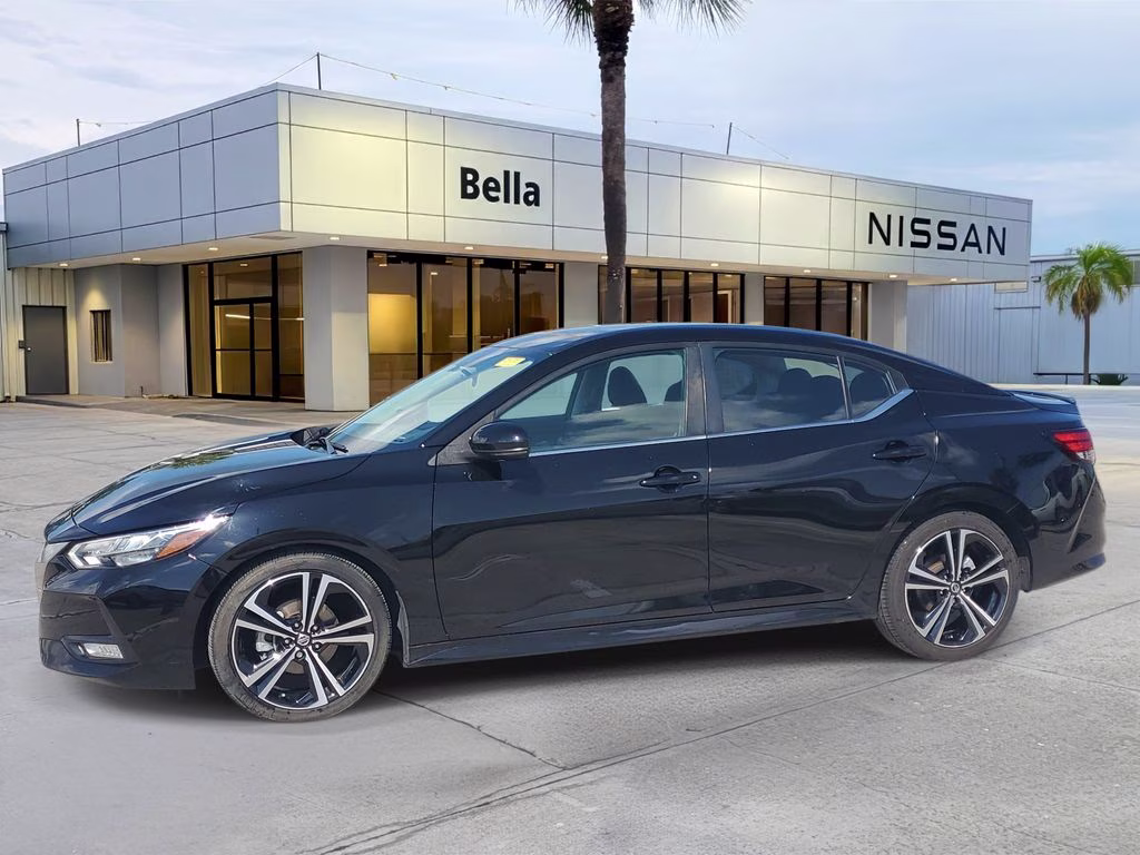 2021 Super Black Nissan Sentra SR FWD Sedan