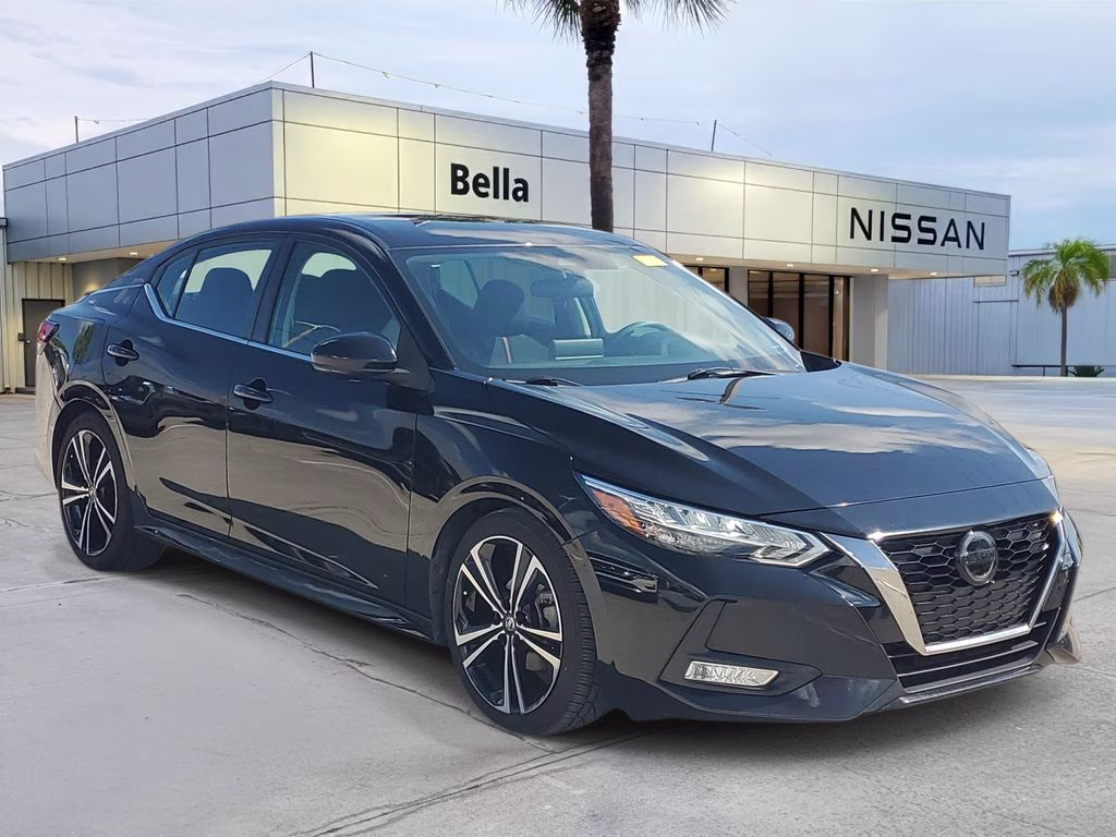 2021 Super Black Nissan Sentra SR FWD Sedan