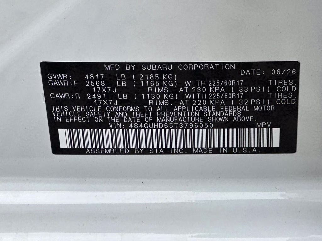 2026 Crystal White Subaru Crosstrek Premium AWD SUV