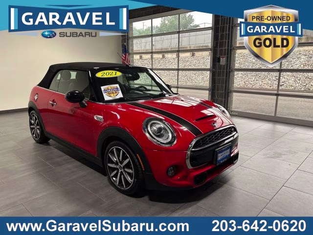 2021 Chili Red MINI Cooper S Iconic FWD Convertible