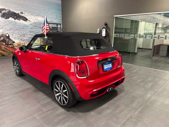 2021 Chili Red MINI Cooper S Iconic FWD Convertible