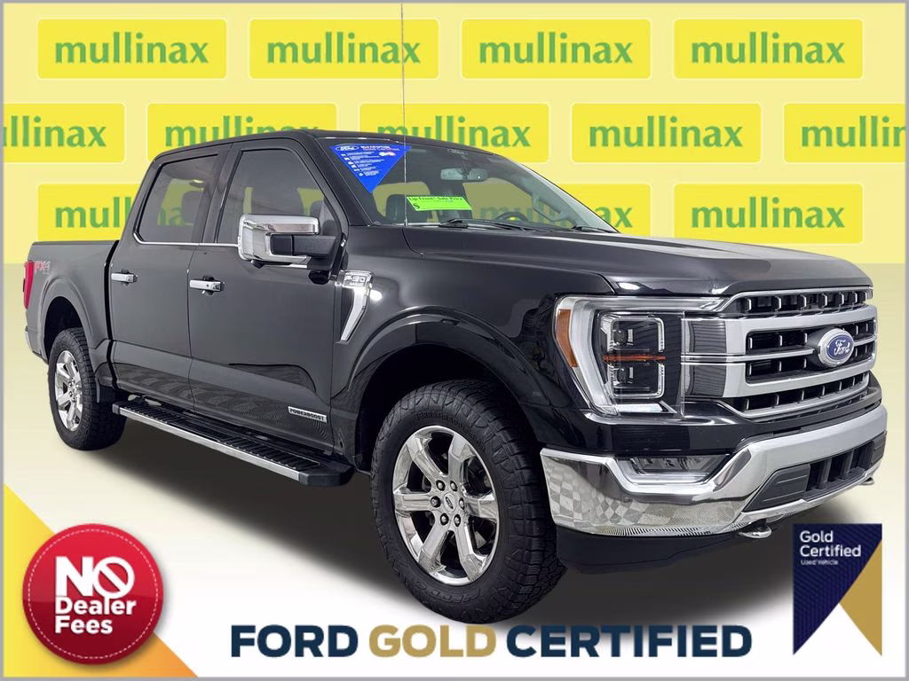 2021 Agate Black Metallic Ford F-150 Lariat 4X4 Truck