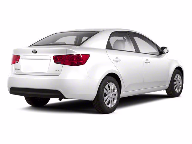 2010 Clear White Kia Forte EX FWD Sedan