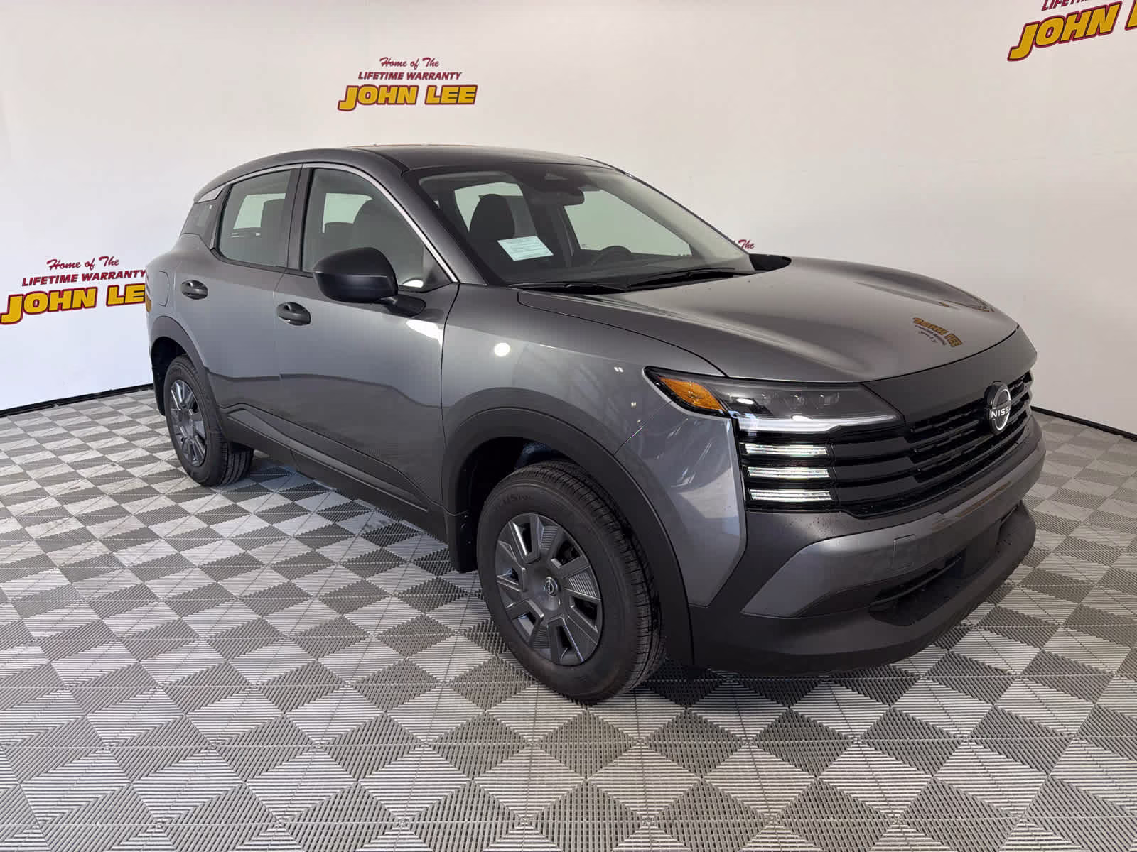 2026 Gun Metallic Nissan Kicks S FWD SUV