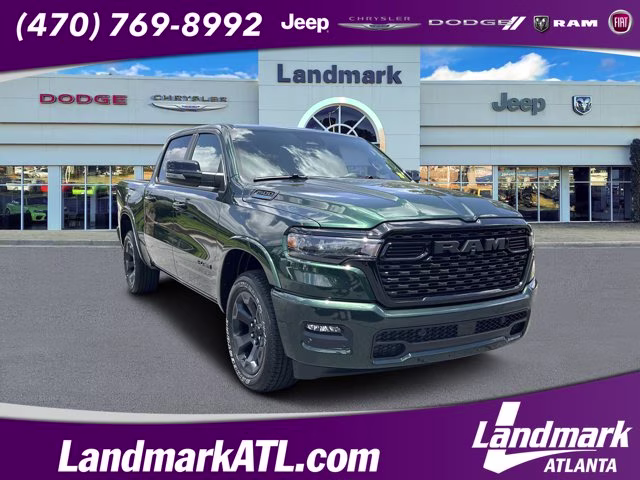 2026 Serrano Green Metallic Ram 1500 Big Horn 4X4 Truck