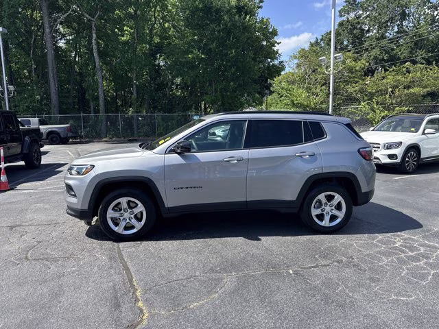 2024 Silver Jeep Compass Latitude 4X4 SUV