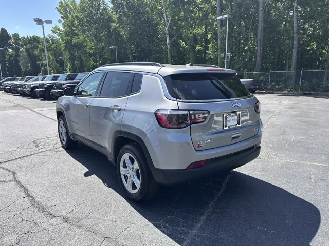 2024 Silver Jeep Compass Latitude 4X4 SUV