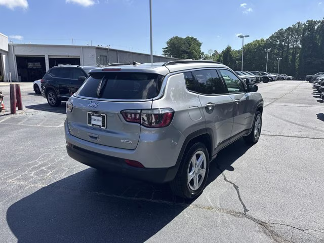 2024 Silver Jeep Compass Latitude 4X4 SUV