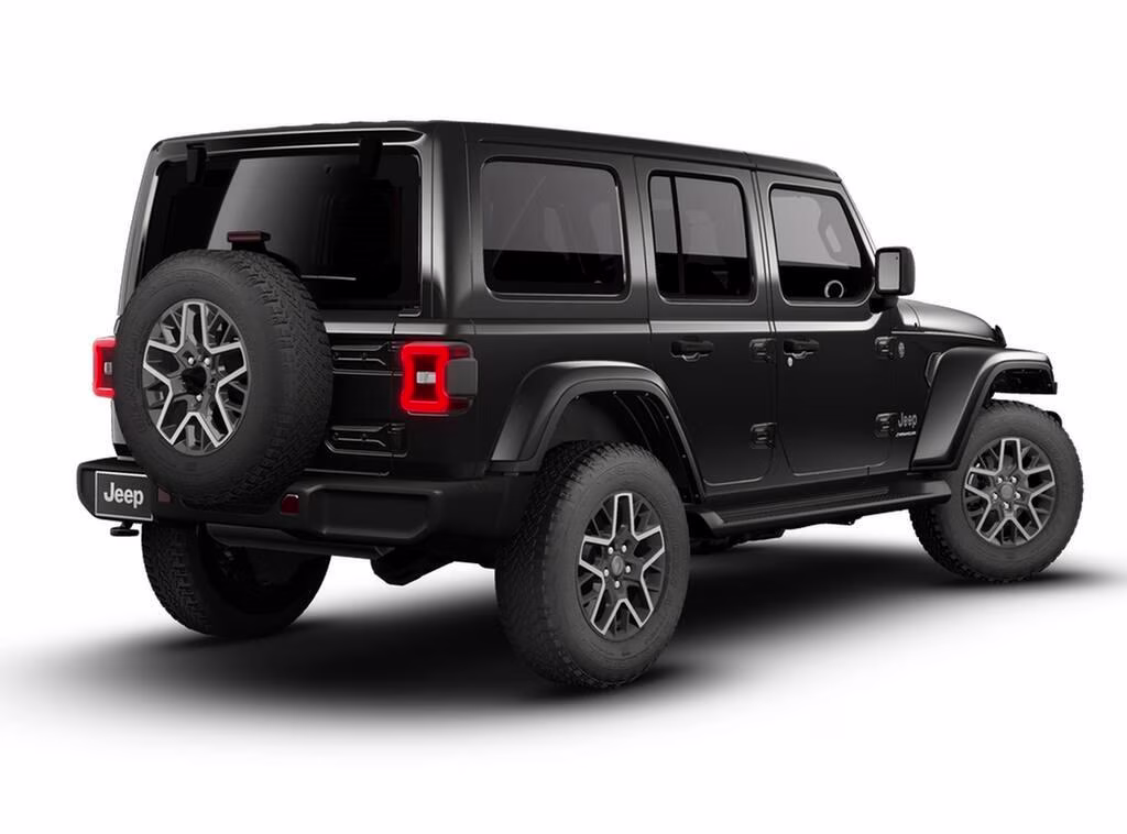 2026 Black Clear Coat Jeep Wrangler Wrangler 4-door Sahara 4-door