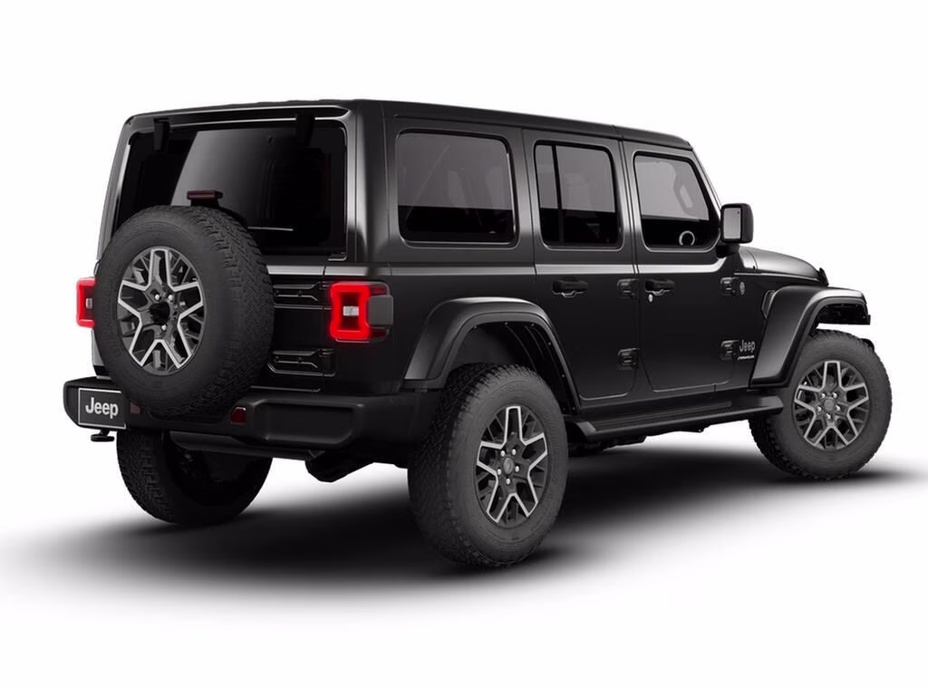 2026 Black Clear Coat Jeep Wrangler Wrangler 4-door Sahara 4-door