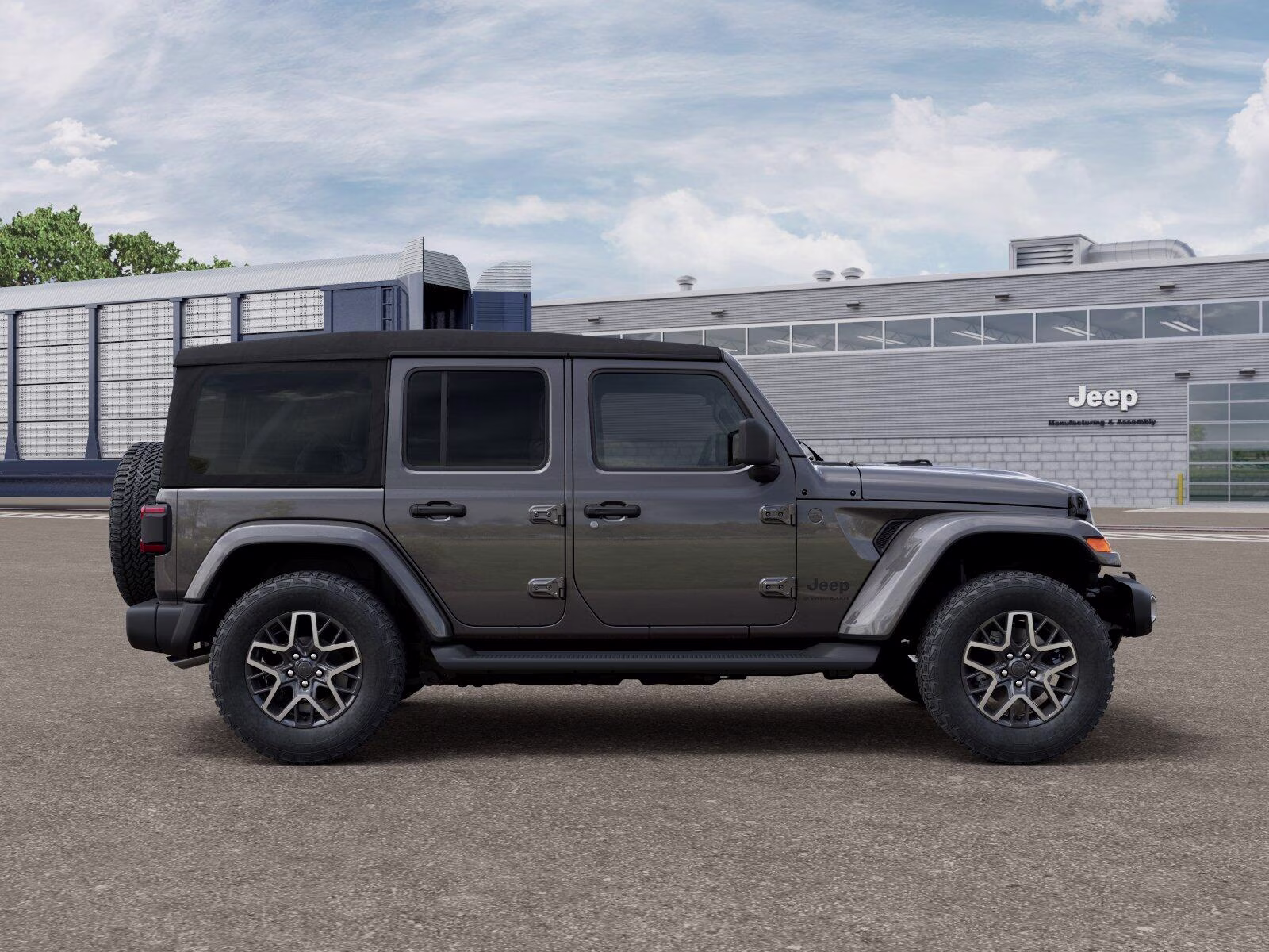 2026 Granite Crystal Metallic Clear Coat Jeep Wrangler Wrangler 4-door Sahara 4-door