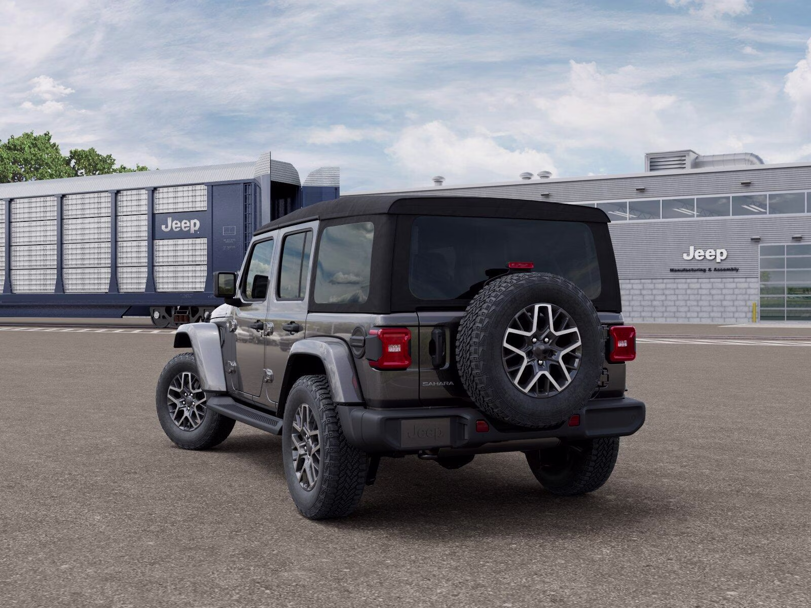 2026 Granite Crystal Metallic Clear Coat Jeep Wrangler Wrangler 4-door Sahara 4-door