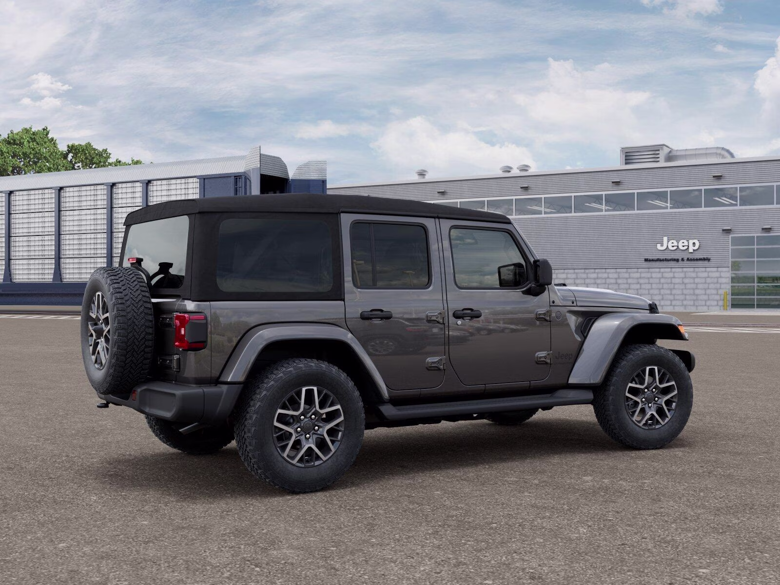2026 Granite Crystal Metallic Clear Coat Jeep Wrangler Wrangler 4-door Sahara 4-door