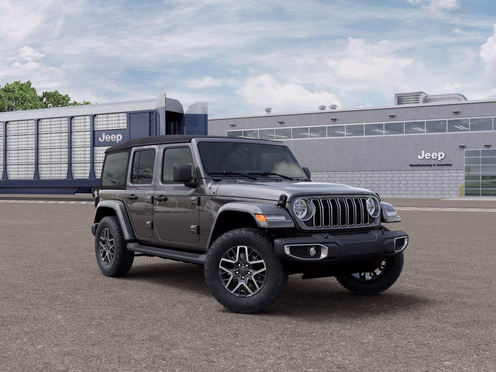 2026 Granite Crystal Metallic Clear Coat Jeep Wrangler Wrangler 4-door Sahara 4-door