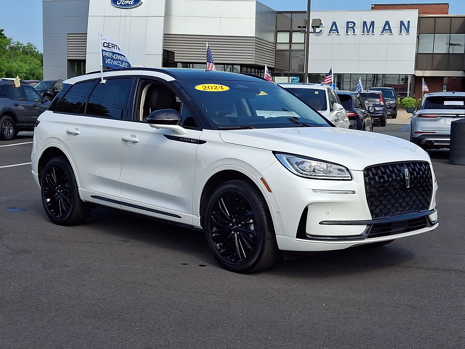 2024 Pristine White Metallic Tri-Coat - AZ Lincoln Corsair Reserve AWD