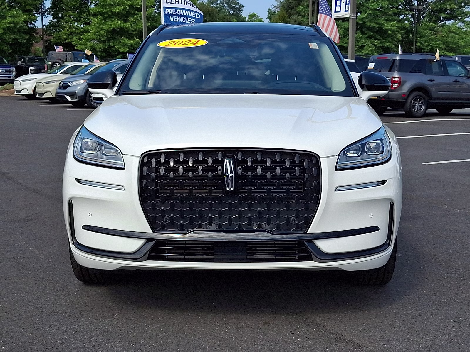 2024 Pristine White Metallic Tri-Coat - AZ Lincoln Corsair Reserve AWD