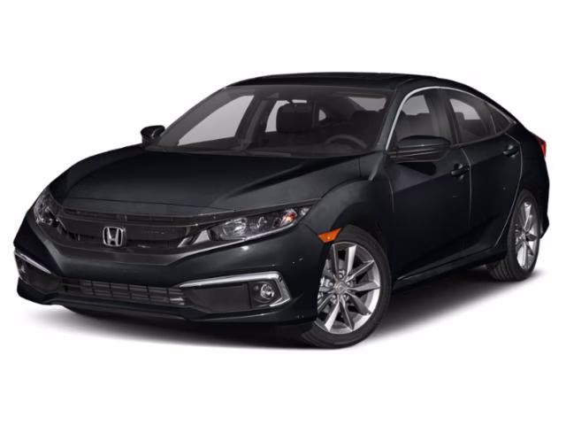 2020 Cosmic Blue Metallic Honda Civic Sedan EX FWD Sedan
