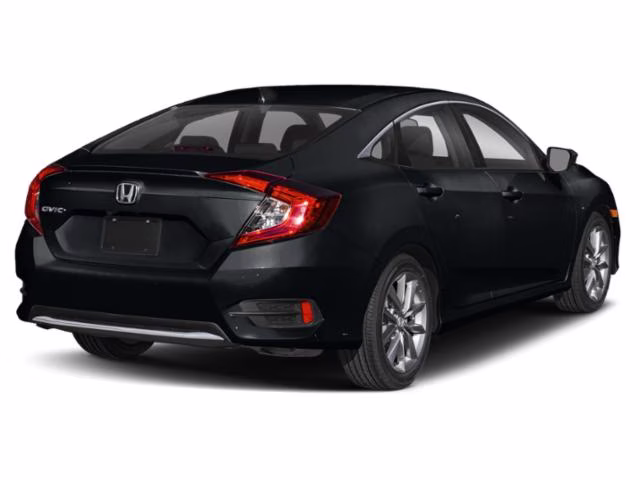 2020 Cosmic Blue Metallic Honda Civic Sedan EX FWD Sedan