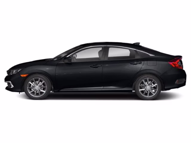 2020 Cosmic Blue Metallic Honda Civic Sedan EX FWD Sedan