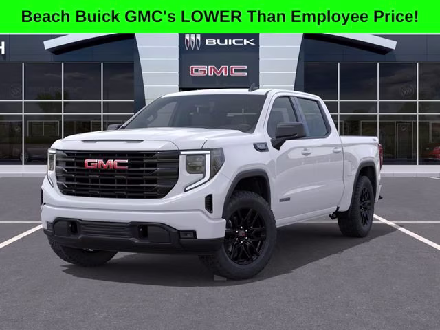2026 Summit White GMC Sierra 1500 Elevation 4X4 Truck