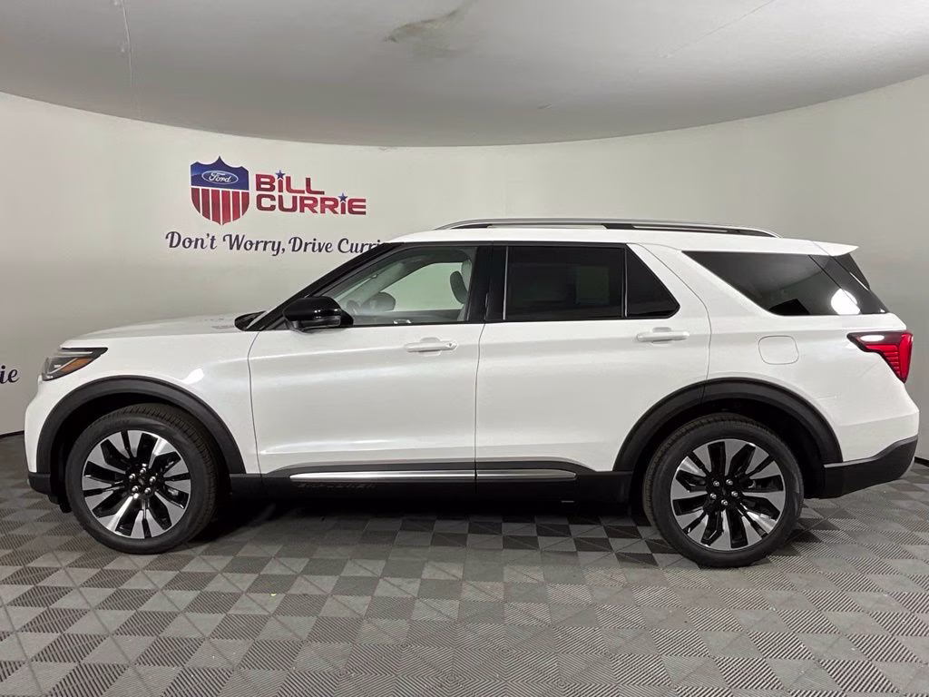 2026 White Metallic Ford Explorer Platinum 4X4 SUV