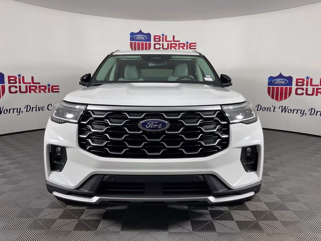 2026 White Metallic Ford Explorer Platinum 4X4 SUV
