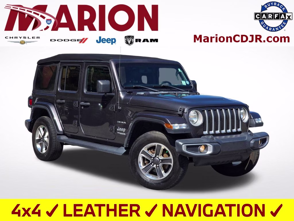 2022 Granite Crystal Metallic Clearcoat Jeep Wrangler Unlimited Sahara 4X4 SUV