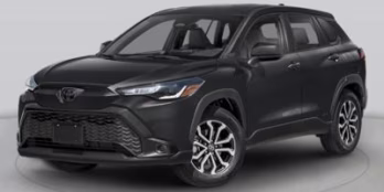 2023 Black Toyota Corolla Cross AWD SUV