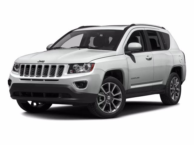 2016 Bright White Clearcoat Jeep Compass Sport 4X4 SUV