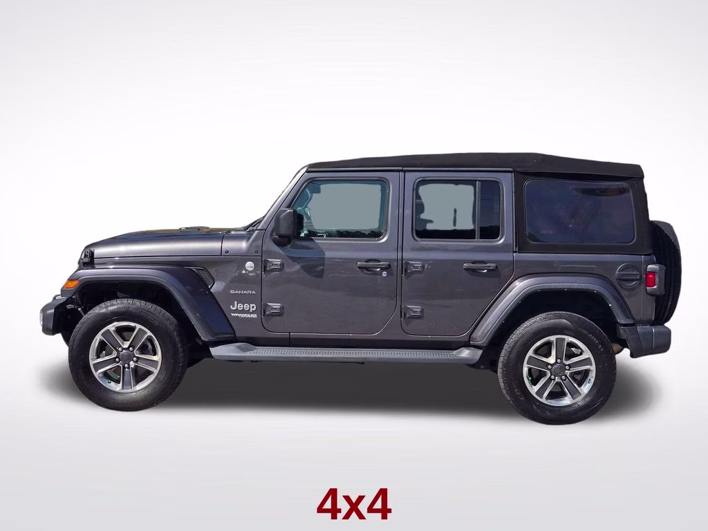 2022 Granite Crystal Metallic Clearcoat Jeep Wrangler Unlimited Sahara 4X4 SUV