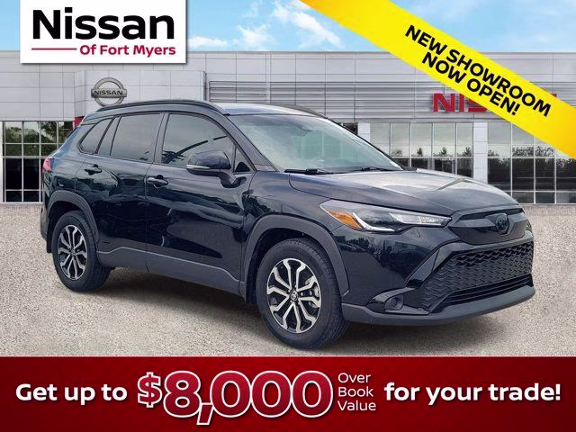 2023 Jet Black Toyota Corolla Cross Hybrid SE AWD SUV