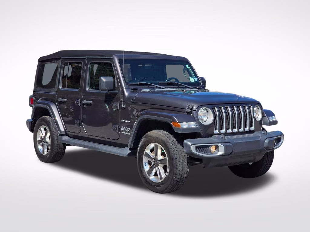 2022 Granite Crystal Metallic Clearcoat Jeep Wrangler Unlimited Sahara 4X4 SUV