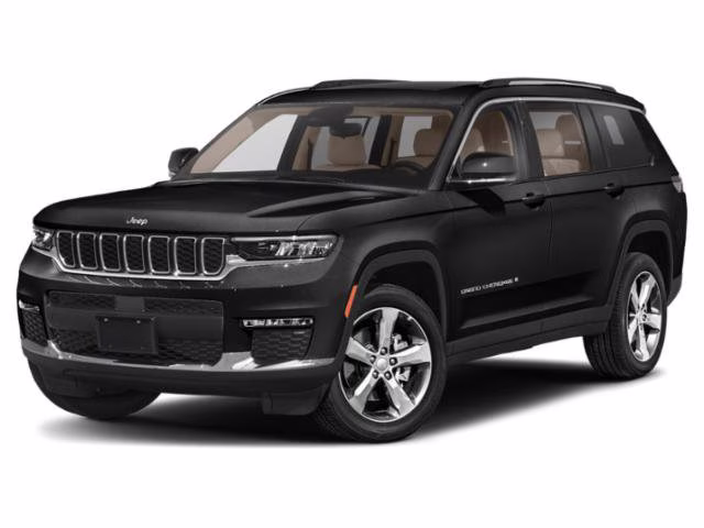 2022 Diamond Black Crystal Pearlcoat Jeep Grand Cherokee L Limited 4X4 SUV