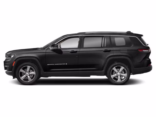 2022 Diamond Black Crystal Pearlcoat Jeep Grand Cherokee L Limited 4X4 SUV